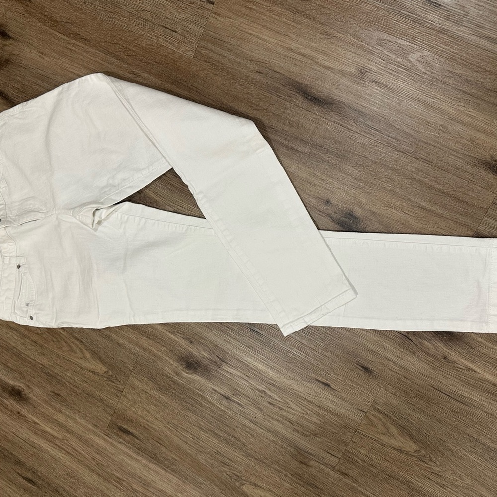 Michael Kors White Denim Jeans with Branded Waistband